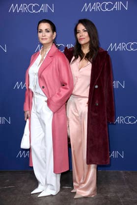 Anja Kling and Bettina Zimmermann at the Marc Cain Fashion Show ECHO of now at Berlin Fashion Week A W 2026 at Funkhaus Berlin Berlin, 30 01 2026 Foto:xN.xKubelkax xFuturexImagex cain_6184