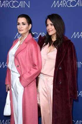 Anja Kling and Bettina Zimmermann at the Marc Cain Fashion Show ECHO of now at Berlin Fashion Week A W 2026 at Funkhaus Berlin Berlin, 30 01 2026 Foto:xN.xKubelkax xFuturexImagex cain_6186