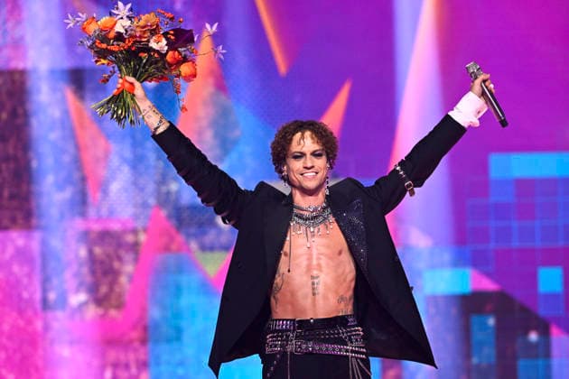 LINKÖPING, SWEDEN 20260131 Greczula advances to the final with the entry Half of Me during Saturdays round 1 of Melodifestivalen 2026 Saab arena in Linköping LINKÖPING SWEDEN x10060x  Copyright: xHenrikxMontgomery TTx MELODIFESTIVALEN 2026 LINKÖPING j7nyxj8kBMY