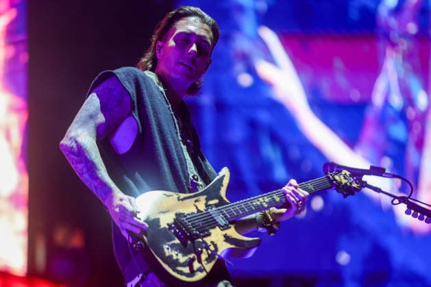 SaO PAULO, SP - 31.01.2026: SHOW AVENGED SEVENFOLD EM SaO PAULO - Guitarist Synyster Gates during Avenged Sevenfold& 39;s show in Sao Paulo held at Allianz Parque on Saturday night (31). x2877140x  YurixMurakami