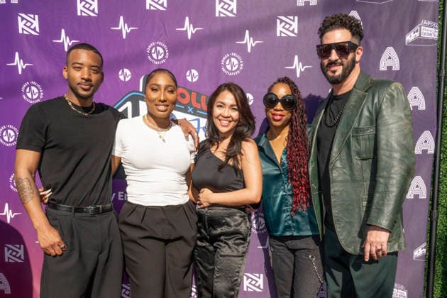 January 31, 2026, Los Angeles, California, USA: (L-R) ALGEE SMITH, DESIREE TALLEY, MARIA-KARMINA LANDICHO, DANETTE BUCK, AND JON B. attend The Apollo x Kwanza Jones Presents Culture In Motion. Los Angeles USA - ZUMAb173 20260131_aap_b173_037 Copyright: xBillyxBennightx