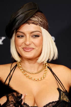 Bebe Rexha arrives on the red carpet for the Pre-Grammy Gala on the eve of the 68th Annual Grammy Awards in Los Angeles on Saturday, January 31, 2026.  LAP20260131916 CAROLINExBREHMAN