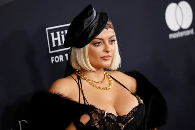 Bebe Rexha arrives on the red carpet for the Pre-Grammy Gala on the eve of the 68th Annual Grammy Awards in Los Angeles on Saturday, January 31, 2026.  LAP20260131918 CAROLINExBREHMAN