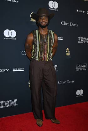 Pre-GRAMMY Gala 2026 Shaboozey arriving to the 2026 Pre-GRAMMY Gala held at the Beverly Hilton Hotel on January 31, 2026 in Beverly Hills, Ca. Beverly Hills Beverly Hilton Hotel California USA Copyright: xTammiexArroyox xAFF-USA.comx