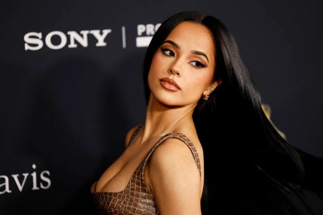 Becky G arrives on the red carpet for the Pre-Grammy Gala on the eve of the 68th Annual Grammy Awards in Los Angeles on Saturday, January 31, 2026.  LAP202601311003 CAROLINExBREHMAN