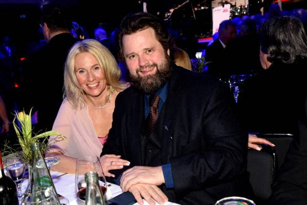 Stefanie Sick Antoine Monot JR Actor Munich 31 01 2026 German Theater Grossen Narrhalla Ball SoirÃ e Muenchner Leben with Award of the Karl Valentin Order 2026 to Christoph Maria Herbst Actor Photo Munich