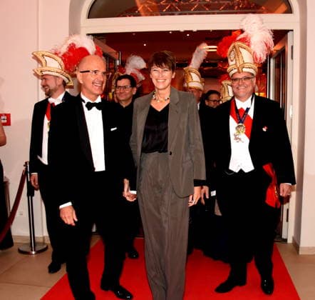 Christoph Gisi Maria Herbst Actor Karl Valentin Order Award Winner 2026 Narrhalla Praesidium Munich 31 01 2026 German Theater Grand Narrhalla Ball SoirÃ e Muenchner Leben with Award of the Karl Valentin Order 2026 to Christoph Maria Herbst Actor Photo Munich