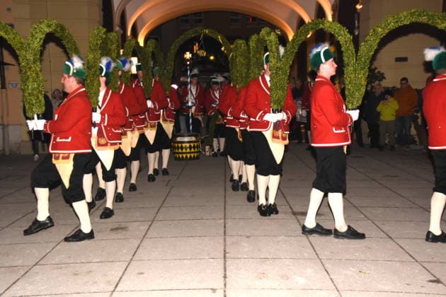 Munich Schaeffler Dance in the forecourt Munich 31 01 2026 German Theater Grossen Narrhalla Ball SoirÃ e Muenchner Leben with award of the Karl Valentin Order 2026 to Christoph Maria Herbst Actor Photo Munich