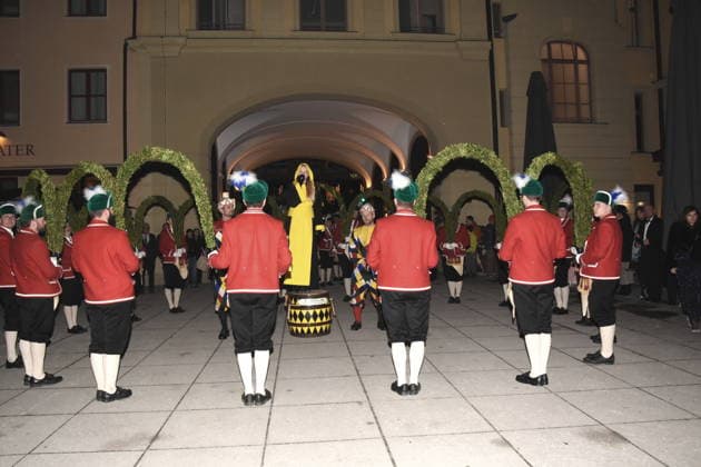 Munich Schaeffler Dance in the forecourt Munich 31 01 2026 German Theater Grossen Narrhalla Ball SoirÃ e Muenchner Leben with award of the Karl Valentin Order 2026 to Christoph Maria Herbst Actor Photo Munich