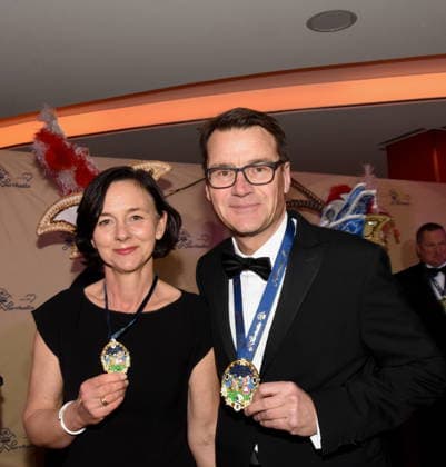 Utte Dr Joerg Lehmann Neuer Hofbraeu Vorstand Muenchen 31 01 2026 Deutsches Theater Grossen Narrhalla Ball SoirÃ e Muenchner Leben mit Verleihung des Karl Valentin Ordens 2026 an Christoph Maria Herbst Schauspieler Foto Muenchen