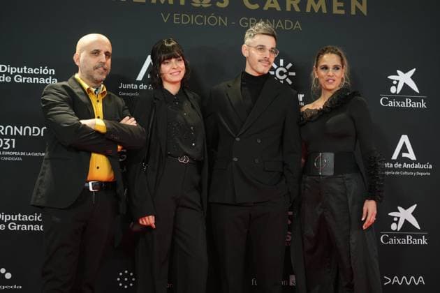 at photocall for 5 edition of Carmen awards in Granada on Saturday, 31 January 2026. Cordon Press 
