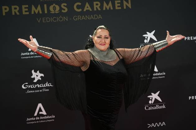 at photocall for 5 edition of Carmen awards in Granada on Saturday, 31 January 2026. Cordon Press 