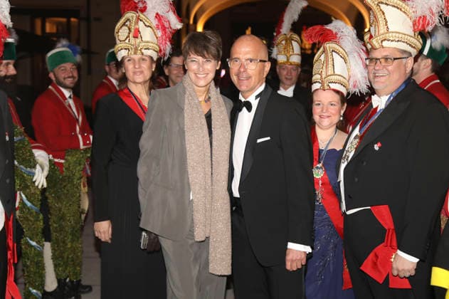 Christoph Maria Herbst with wife Gisi Herbst at the Great Narrhalla Ball SoirÃ e Münchner Leben with the awarding of the Karl Valentin Order at the Deutsches Theater Munich, 31 01 2026 Foto:xAgenturxWehnertx xGränzdörferx xFuturexImagex narrhalla_6121