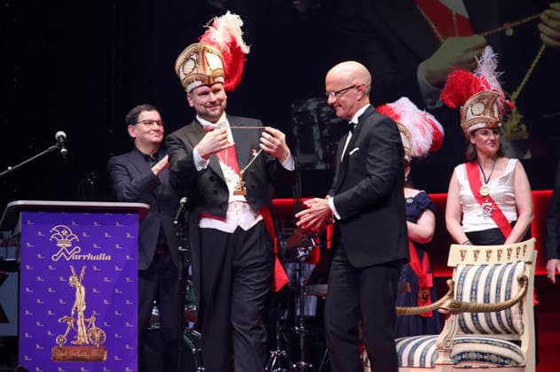 Christoph Maria Herbst at the Great Narrhalla Ball SoirÃ e Münchner Leben with the presentation of the Karl Valentin Order at the Deutsches Theater Munich, 31 01 2026 Foto:xAgenturxWehnertx xGränzdörferx xFuturexImagex narrhalla_6141