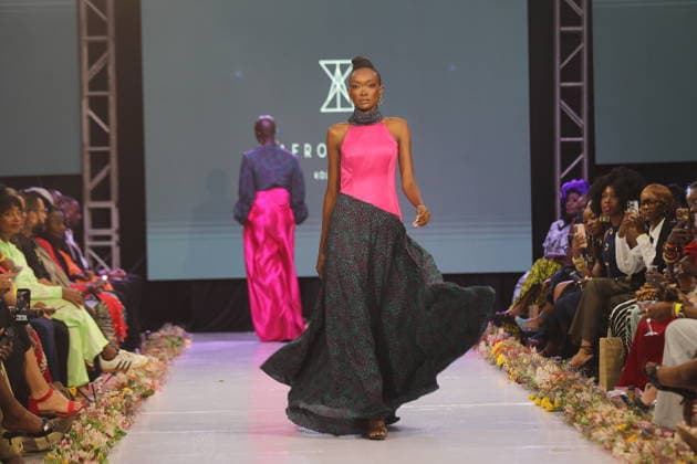 (260201) -- NAIROBI, Feb. 1, 2026 -- Models walk on the runway during the Nairobi Fashion Week at the Sarit Centre in Nairobi, Kenya, Jan. 31, 2026. (Photo by Xinhua) KENYA-NAIROBI-FASHION WEEK HenryxNaminde 