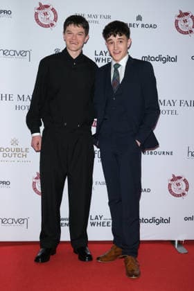 46th London Critics Circle Film Awards, May Fair Hotel, London, UK, 01 February 2026. Robert Aramayo and Scott Ellis Watson at the 46th London Critics Circle Film Awards, May Fair Hotel, London, UK, 01 February 2026., Credit:Julie Edwards Avalon United Kingdom, London Copyright: xJuliexEdwardsx xAvalonx 1071214240