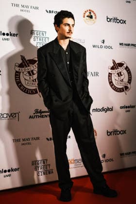 46th London Critics™ Circle Film Awards on Sunday 1 February 2026 TimothÃ e Chalamet attends the 46th London Critics™ Circle Film Awards on Sunday 1 February 2026 at The May Fair Hotel, London. ., Credit:Julie Edwards Avalon  Copyright: xJuliexEdwardsx xAvalonx 1071263631