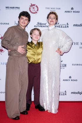 46th London Critics™ Circle Film Awards on Sunday 1 February 2026 Noah Jupe, Jacobi Jupe and Jessie Buckley attends the 46th London Critics™ Circle Film Awards on Sunday 1 February 2026 at The May Fair Hotel, London. ., Credit:Julie Edwards Avalon  Copyright: xJuliexEdwardsx xAvalonx 1071246719