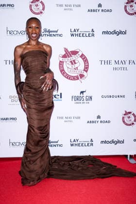 46th London Critics™ Circle Film Awards on Sunday 1 February 2026 Cynthia Erivo attends the 46th London Critics™ Circle Film Awards on Sunday 1 February 2026 at The May Fair Hotel, London. ., Credit:Julie Edwards Avalon  Copyright: xJuliexEdwardsx xAvalonx 1071246748