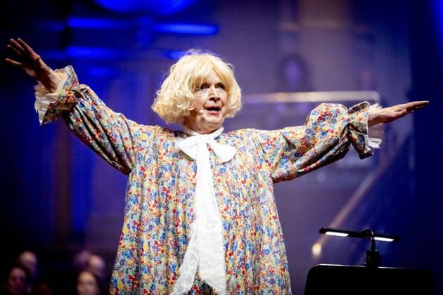 AMSTERDAM Paul Haenen is performing at the Concertgebouw with an anniversary gala. Haenen celebrated the fiftieth birthday of his alter ego, Margreet Dolman. ROBIN UTRECHT ANP netherlands out - belgium out  Copyright: xx x549376476x originalFilename: 549376476.jpg