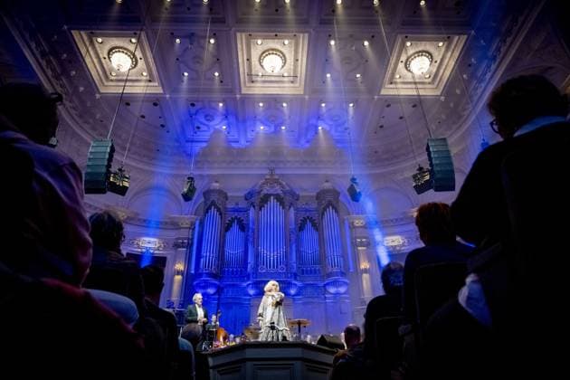 AMSTERDAM Paul Haenen is performing at the Concertgebouw with an anniversary gala. Haenen celebrated the fiftieth birthday of his alter ego, Margreet Dolman. ROBIN UTRECHT ANP netherlands out - belgium out  Copyright: xx x549376563x originalFilename: 549376563.jpg
