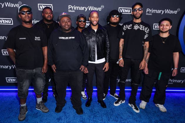 Primary Wave Music 20th Anniversary Pre-Grammy Party BEVERLY HILLS, LOS ANGELES, CALIFORNIA, USA - JANUARY 31: Trombone Shorty arrives at the Primary Wave Music 20th Anniversary Pre-Grammy Party (68th Annual Grammy Awards) held at the Waldorf Astoria Beverly Hills Hotel on January 31, 2026 in Beverly Hills, Los Angeles, California, United States., Credit:Xavier Collin Avalon United States, California, Beverly Hills, Waldorf Astoria Beverly Hills Hotel Copyright: xXavierxCollinx xAvalonx 1071198715