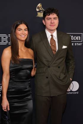 Los Angeles, CALIFORNIA - JANUARY 31 Kaitlan Collins and Emilio Madrid at The GRAMMY Salute to Industry Icons Honoring Avery Lipman & Monte Lipman on January 31, 2026 in Los Angeles, California Credit: USA - ZUMAa123 20260201_zaa_a123_123 Copyright: xAdMediax