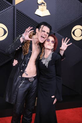 January 29, 2026, Los Angeles, California, USA: YUNGBLUD and Sharon Osbourne at the 68th Annual Grammy Awards on Sunday February 1, 2026 at Crypto.com Arena in Los Angeles, California. JAVIER ROJAS PI Los Angeles USA - ZUMAp124 20260129_zaa_p124_334 Copyright: xJavierxRojasx