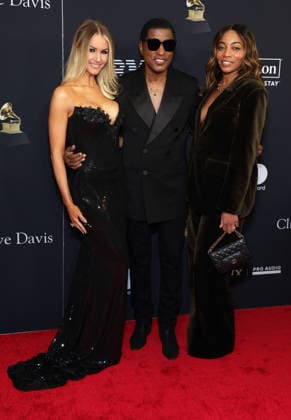 Pre-GRAMMY Gala & GRAMMY Salute to Industry Icons Honoring Avery Lipman and Monte Lipman Rika Tischendorf, Babyface and Dionne Harmon at the Pre-GRAMMY Gala & GRAMMY Salute to Industry Icons Honoring Avery Lipman and Monte Lipman, The Beverly Hilton, Los Angeles, USA, 31 January 2026, Credit:Faye Sadou Avalon  Copyright: xFayexSadoux xAvalonx 1071190536