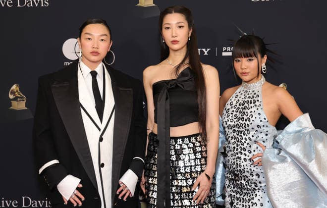 Pre-GRAMMY Gala & GRAMMY Salute to Industry Icons Honoring Avery Lipman and Monte Lipman Audrey Nuna, Ejae and Rei Ami at the Pre-GRAMMY Gala & GRAMMY Salute to Industry Icons Honoring Avery Lipman and Monte Lipman, The Beverly Hilton, Los Angeles, USA, 31 January 2026, Credit:Faye Sadou Avalon  Copyright: xFayexSadoux xAvalonx 1071191555