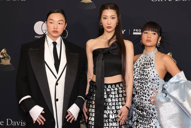 Pre-GRAMMY Gala & GRAMMY Salute to Industry Icons Honoring Avery Lipman and Monte Lipman Audrey Nuna, Ejae and Rei Ami at the Pre-GRAMMY Gala & GRAMMY Salute to Industry Icons Honoring Avery Lipman and Monte Lipman, The Beverly Hilton, Los Angeles, USA, 31 January 2026, Credit:Faye Sadou Avalon  Copyright: xFayexSadoux xAvalonx 1071193008