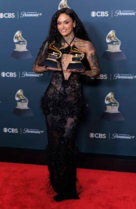 February 1, 2026, Los Angeles, California, USA: Kehlani at the 68th Annual Grammy Awards press room on Sunday February 1, 2026 at Crypto.com Arena in Los Angeles, California. ARIANA RUIZ PI Los Angeles USA - ZUMAp124 20260201_zaa_p124_026 Copyright: xArianaxRuizx