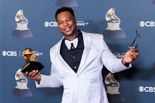 February 1, 2026, Los Angeles, California, USA: Robert Randolph at the 68th Annual Grammy Awards press room on Sunday February 1, 2026 at Crypto.com Arena in Los Angeles, California. ARIANA RUIZ PI Los Angeles USA - ZUMAp124 20260201_zaa_p124_029 Copyright: xArianaxRuizx
