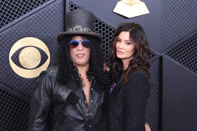 January 29, 2026, Los Angeles, California, USA: Slash and Meegan Hodges at the 68th Annual Grammy Awards on Sunday February 1, 2026 at Crypto.com Arena in Los Angeles, California. JAVIER ROJAS PI Los Angeles USA - ZUMAp124 20260129_zaa_p124_520 Copyright: xJavierxRojasx