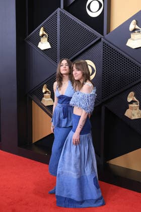 January 29, 2026, Los Angeles, California, USA: Megan Lovell and Rebecca Lovell at the 68th Annual Grammy Awards on Sunday February 1, 2026 at Crypto.com Arena in Los Angeles, California. JAVIER ROJAS PI Los Angeles USA - ZUMAp124 20260129_zaa_p124_521 Copyright: xJavierxRojasx