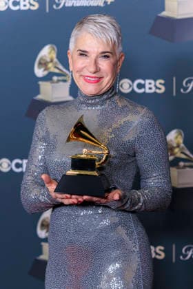 February 1, 2026, Los Angeles, California, USA: Elaine Martone at the 68th Annual Grammy Awards press room on Sunday February 1, 2026 at Crypto.com Arena in Los Angeles, California. ARIANA RUIZ PI Los Angeles USA - ZUMAp124 20260201_zaa_p124_100 Copyright: xArianaxRuizx