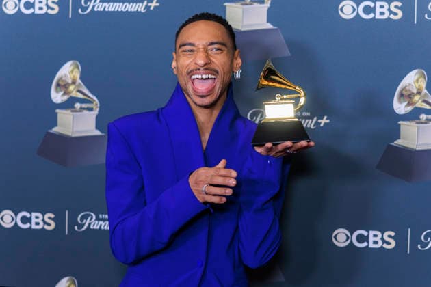 February 1, 2026, Los Angeles, California, USA: Durand Bernarr at the 68th Annual Grammy Awards press room on Sunday February 1, 2026 at Crypto.com Arena in Los Angeles, California. ARIANA RUIZ PI Los Angeles USA - ZUMAp124 20260201_zaa_p124_118 Copyright: xArianaxRuizx