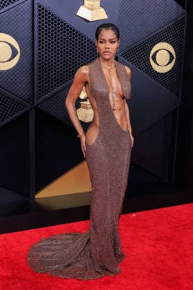 February 1, 2026, Los Angeles, California, USA: Teyana Taylor at the 68th Annual Grammy Awards on Sunday February 1, 2026 at Crypto.com Arena in Los Angeles, California. JAVIER ROJAS PI Los Angeles USA - ZUMAp124 20260201_zaa_p124_146 Copyright: xJavierxRojasx
