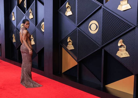 February 1, 2026, Los Angeles, California, USA: Teyana Taylor at the 68th Annual Grammy Awards on Sunday February 1, 2026 at Crypto.com Arena in Los Angeles, California. JAVIER ROJAS PI Los Angeles USA - ZUMAp124 20260201_zaa_p124_159 Copyright: xJavierxRojasx