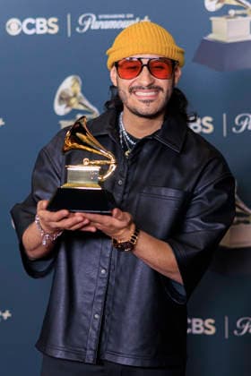 February 1, 2026, Los Angeles, California, USA: Aaron Moses at the 68th Annual Grammy Awards press room on Sunday February 1, 2026 at Crypto.com Arena in Los Angeles, California. ARIANA RUIZ PI Los Angeles USA - ZUMAp124 20260201_zaa_p124_260 Copyright: xArianaxRuizx