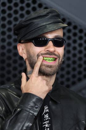 Colombian urban music singer Feid poses on the red carpet at the 68th Grammy Awards in Los Angeles, California, USA, 01 February 2026. 68th Grammy Awards in Los Angeles !ACHTUNG: NUR REDAKTIONELLE NUTZUNG!  Copyright: xOctavioxGuzmánx AME951 20260202-55019253779_1