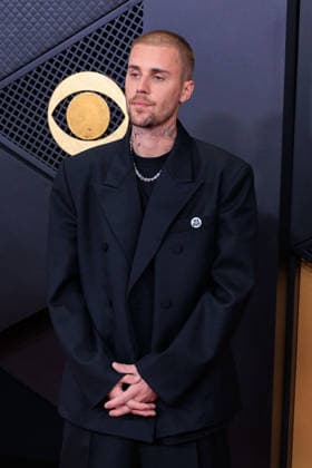February 1, 2026, Los Angeles, California, USA: Justin Bieber on the red carpet of the 68th Annual Grammy Awards on Sunday February 1, 2026 at Crypto.com Arena in Los Angeles, California. JAVIER ROJAS PI Los Angeles USA - ZUMAp124 20260201_zaa_p124_321 Copyright: xJavierxRojasx