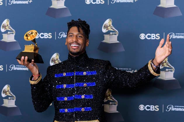 February 1, 2026, Los Angeles, California, USA: Jon Batiste at the 68th Annual Grammy Awards press room on Sunday February 1, 2026 at Crypto.com Arena in Los Angeles, California. ARIANA RUIZ PI Los Angeles USA - ZUMAp124 20260201_zaa_p124_335 Copyright: xArianaxRuizx
