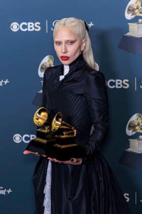February 1, 2026, Los Angeles, California, USA: Lady Gaga at the 68th Annual Grammy Awards press room on Sunday February 1, 2026 at Crypto.com Arena in Los Angeles, California. ARIANA RUIZ PI Los Angeles USA - ZUMAp124 20260201_zaa_p124_378 Copyright: xArianaxRuizx
