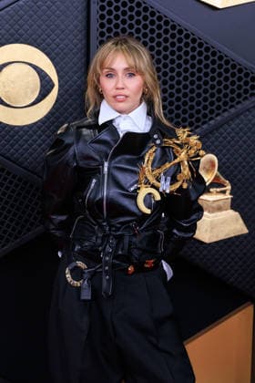 February 1, 2026, Los Angeles, California, USA: Miley Cyrus on the red carpet of the 68th Annual Grammy Awards on Sunday February 1, 2026 at Crypto.com Arena in Los Angeles, California. JAVIER ROJAS PI Los Angeles USA - ZUMAp124 20260201_zaa_p124_385 Copyright: xJavierxRojasx
