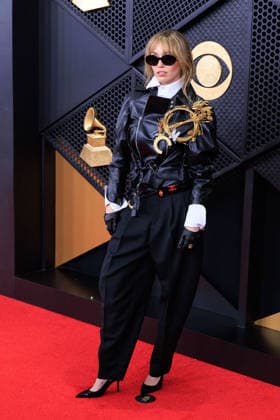 February 1, 2026, Los Angeles, California, USA: Miley Cyrus on the red carpet of the 68th Annual Grammy Awards on Sunday February 1, 2026 at Crypto.com Arena in Los Angeles, California. JAVIER ROJAS PI Los Angeles USA - ZUMAp124 20260201_zaa_p124_390 Copyright: xJavierxRojasx