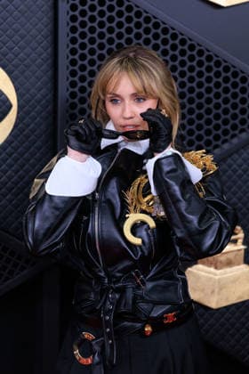 February 1, 2026, Los Angeles, California, USA: Miley Cyrus on the red carpet of the 68th Annual Grammy Awards on Sunday February 1, 2026 at Crypto.com Arena in Los Angeles, California. JAVIER ROJAS PI Los Angeles USA - ZUMAp124 20260201_zaa_p124_388 Copyright: xJavierxRojasx
