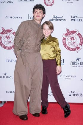 Noah Jupe and Jacobi Jupe at the 46 London Critics™ Circle Film Awards 2026 at the May Fair Hotel London, 01 02 2026 Foto:xJ.xEdwardsx xFuturexImagex critics_6222