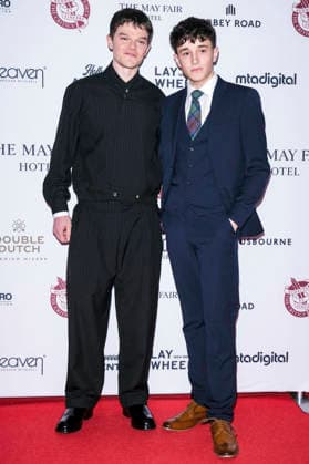 Robert Aramayo and Scott Ellis Watson at the 46 London Critics™ Circle Film Awards 2026 at the May Fair Hotel London, 01 02 2026 Foto:xJ.xEdwardsx xFuturexImagex critics_6235