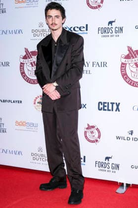 Timothee Chalamet at the 46 London Critics™ Circle Film Awards 2026 at the May Fair Hotel London, 01 02 2026 Foto:xJ.xEdwardsx xFuturexImagex critics_6248